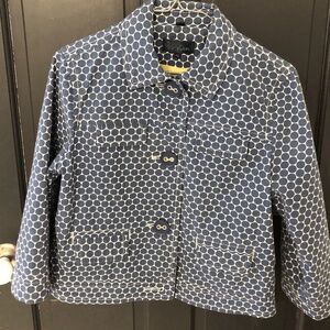 Boden Blue Dot Jacket